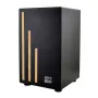 V-TONE CJ 10 Cajon String Drum Case SE - preto, bolsa de cajon em nylon resistente com pega almofadada e alça de ombro