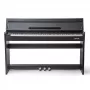 Piano digital V-TONE DP-88 BK preto com suporte