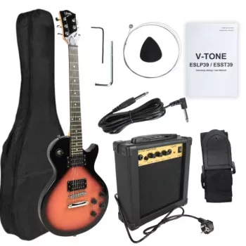 Guitarra elétrica V-TONE ESLP39 SB Les Paul 4/4 Sunburst