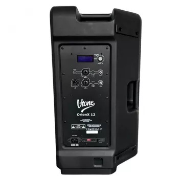 Coluna de altifalante ativa V-TONE OrionX 12 polegadas - 500W RMS, Bluetooth, sistema PA de 2 vias
