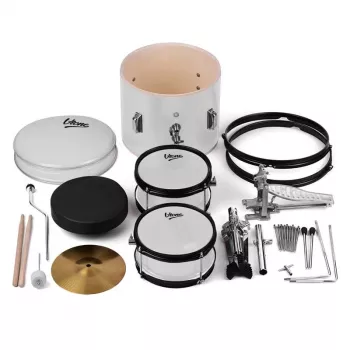 Bateria acústica para crianças V-TONE VD JUNIOR WH