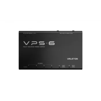Fonte de alimentação isolada Valeton VPS-6 para pedais de efeitos de guitarra