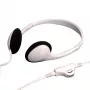 VALUE 15.99.1316 Auscultadores estéreo on-ear com fio e controlo de volume, cinzento