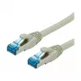 VALUE Cabo de rede RJ-45 (M) para RJ-45 (M) 10 m SFTP PiMF CAT 6e Molded Stranded Cinzento