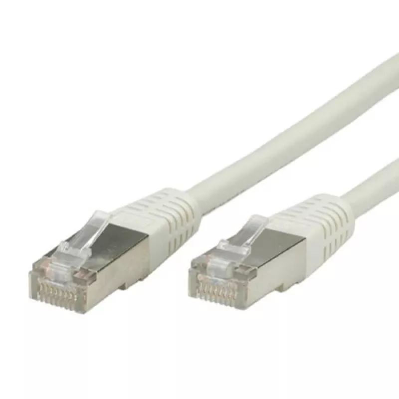 VALUE Cabo de rede - RJ-45 (M) para RJ-45 (M) - Cat.5e UTP 0,5 m Cinzento