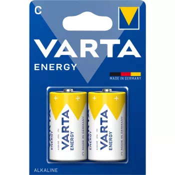 Pilhas alcalinas C Baby LR14 VARTA Longlife Power, pack de 2 04114229422