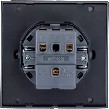 VCX CC TR 01 Single cinzento WESA ligação – borne de parafuso, 32 A, 450 V