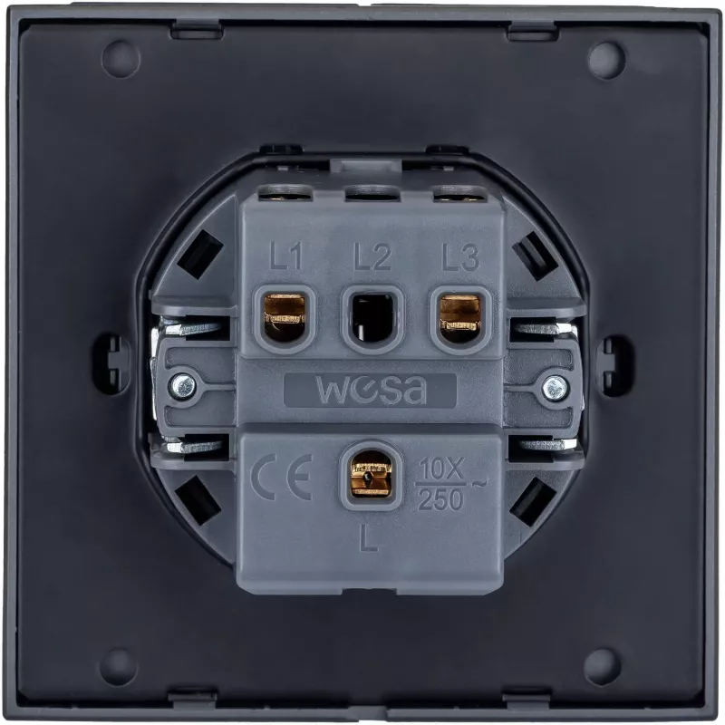 VCX CC TR 01 Single cinzento WESA ligação – borne de parafuso, 32 A, 450 V