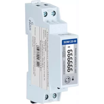 Contador de energia monofásico bidirecional VCX SDM120M com Modbus RTU (MID)