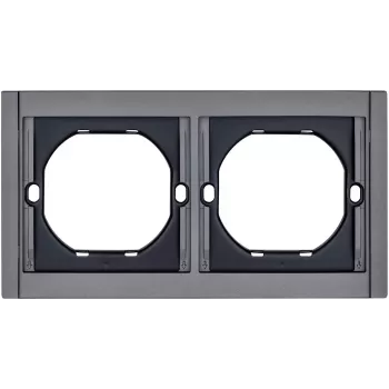 Moldura dupla VCX WESA CC TR 48 cinzento para montagem encastrada