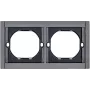 Moldura dupla VCX WESA CC TR 48 cinzento para montagem encastrada