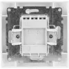 Interruptor de embutir unipolar VCX WESA LC 01 branco