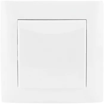 Interruptor de embutir unipolar VCX WESA LC 01 branco