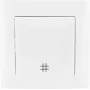 VCX WESA LC 01A Conector cruzado, branco, canal de cabos 10x10 mm