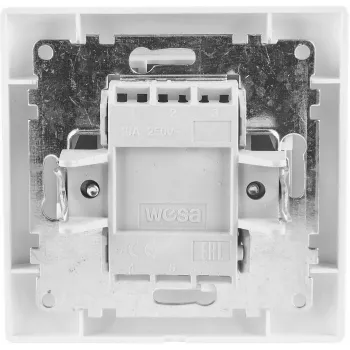 Interruptor duplo VCX WESA LC 02 branco