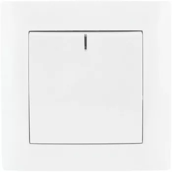 VCX WESA LC 03 Interruptor iluminado simples branco