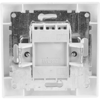 VCX WESA LC 04 Interruptor duplo com retroiluminação, branco