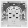 VCX WESA LC 18 tomada Schuko com tampa basculante, montagem à superfície, IP44, branco