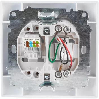 VCX WESA LC 42 tomada de ligação telefone-computador, branco