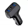 Carregador de automóvel Veger CC271 Rigorous PD37W (2A1C) preto