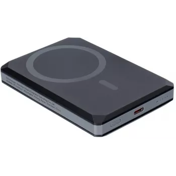 Power bank Veger GeoWallet Tracker X5 5000 mAh 20W PD QC 3.0 MFi MagSafe USB-C - preto