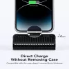 Powerbank Veger PlugOn (W0558P) 5000 mAh 20W PD QC3.0 com conector Lightning integrado preta