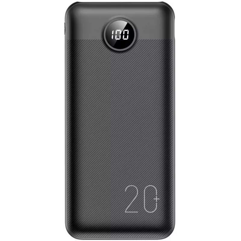Power bank VEGER 20000 mAh 20W PD QC 3.0 2x USB-A USB-C preto