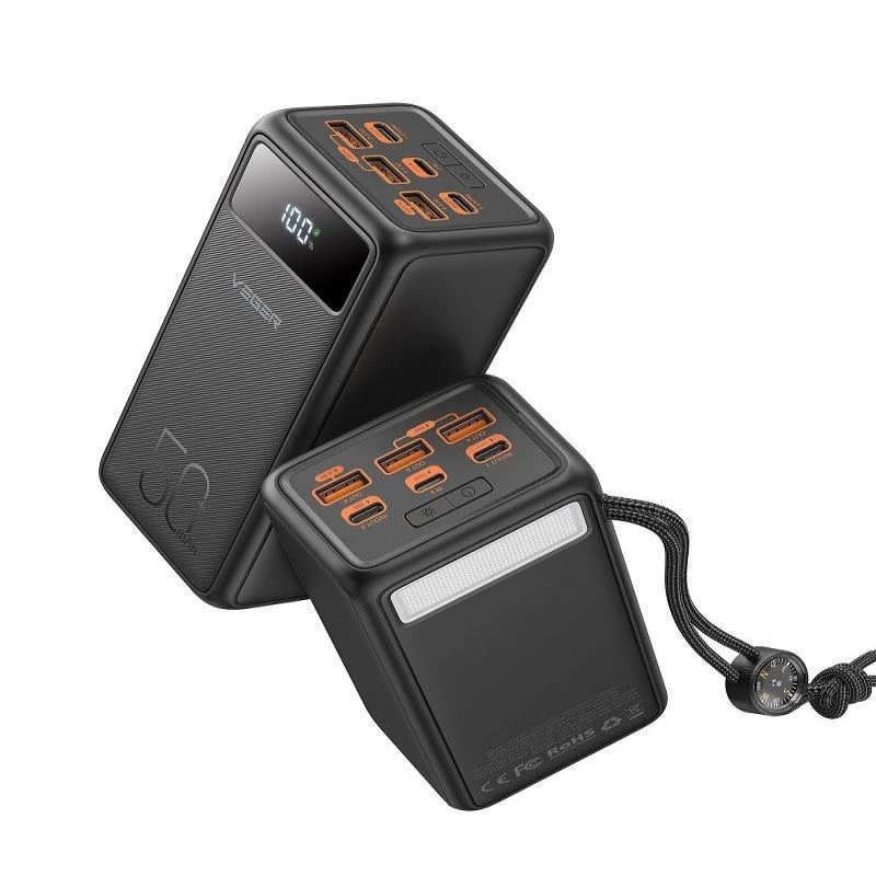 Power bank Veger Tank Lite (W5001) PD QC3.0 5A 22.5W 50000 mAh preto