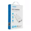 VEGER Carregador de parede USB-A + USB-C QC PD 30W 30W1A1C branco