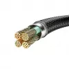 Veger V105 Cabo USB-A para Lightning 1,2 m preto 2,4A carregamento e sincronização