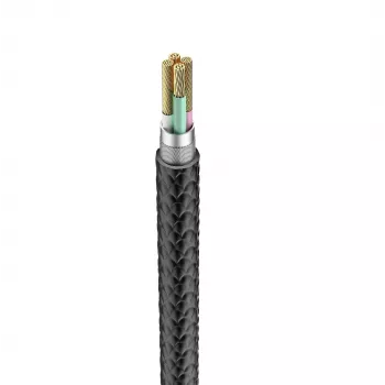 Veger V105 Cabo USB-A para Lightning 1,2 m preto 2,4A carregamento e sincronização