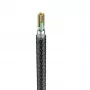 Veger V105 Cabo USB-A para Lightning 1,2 m preto 2,4A carregamento e sincronização