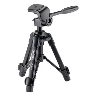 Velbon Série EX Tripé EX-mini com cabeça de 2 vias, preto