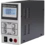 Velleman LABPS6005SM 60V 5A 300W fonte de alimentação de laboratório DC regulada com ecrã LED, preto/cinzento