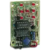 Kit de soldadura Velleman MK109 iluminação decorativa interior 6 lâmpadas verdes intermitentes