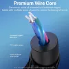 Cabo adaptador VENTION BGKHF USB-C para áudio 3,5 mm 1 m preto