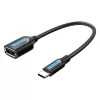 VENTION CCSBB cabo adaptador USB 2.0 Type-C macho para USB-A fêmea 0,15m preto