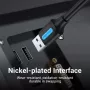 VENTION CONBI cabo USB 3.0 macho para macho 3m preto