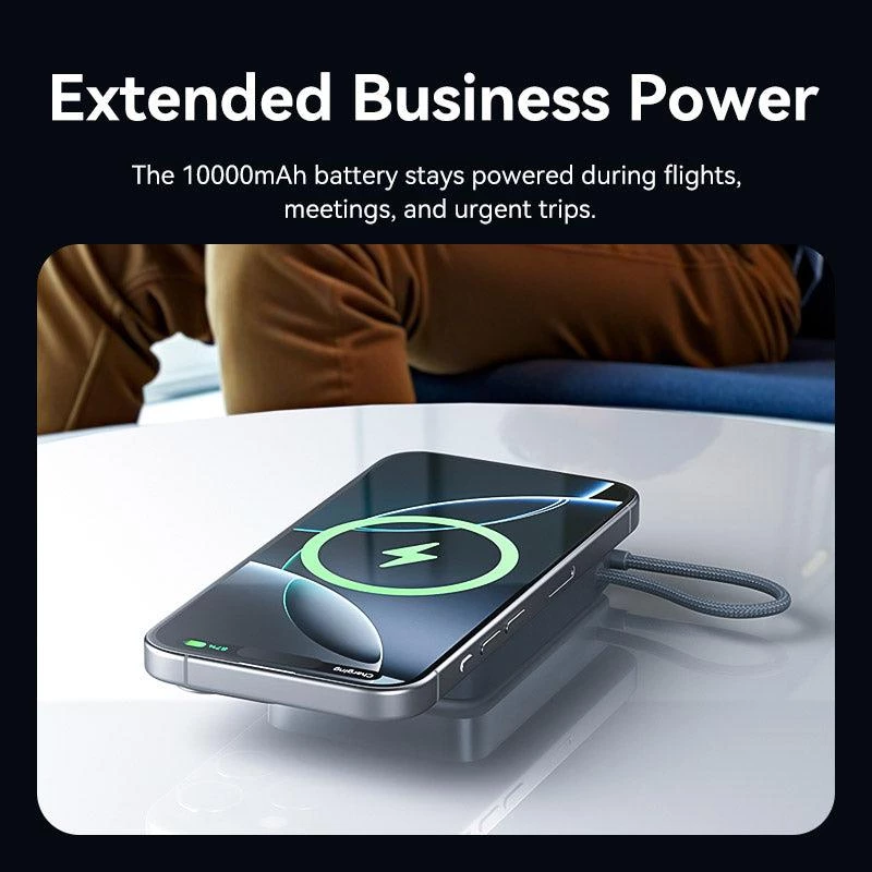 Powerbank sem fios VENTION FKHH0 10000mAh 35W PD/QC Cinzento