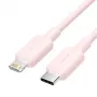 VENTION Cabo USB-C para Lightning 1m rosa LAKPF - Carregamento rápido PD 20W e sincronização de dados 480Mbps