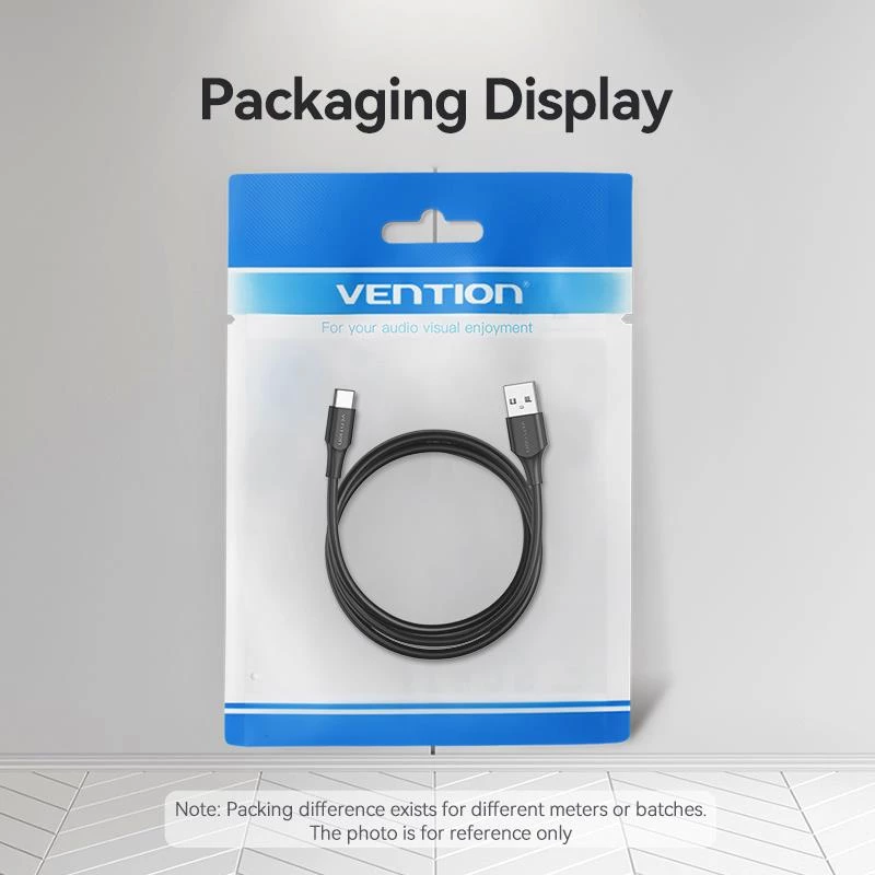 VENTION cabo USB-C para USB 2.0 2m preto CTHBH