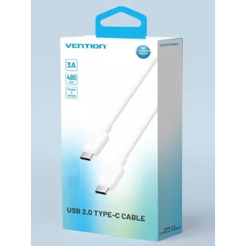 VENTION cabo USB-C para USB-C 1m branco TRCWF