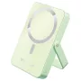 Power bank sem fios magnética Verbatim Charge 'n' Go com suporte 10000mAh USB-C PD 3.0 verde