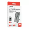 Powerbank Verbatim Charge'n'Go 2C & Display 10000 mAh Cinzento
