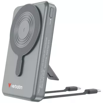 Powerbank Verbatim Charge'n'Go 2C & Display 10000 mAh Cinzento