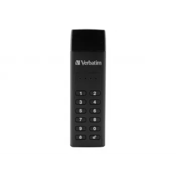 Verbatim Keypad Secure 32GB Pen Drive USB 3.2 Gen 1 com encriptação AES-256 por hardware - preto