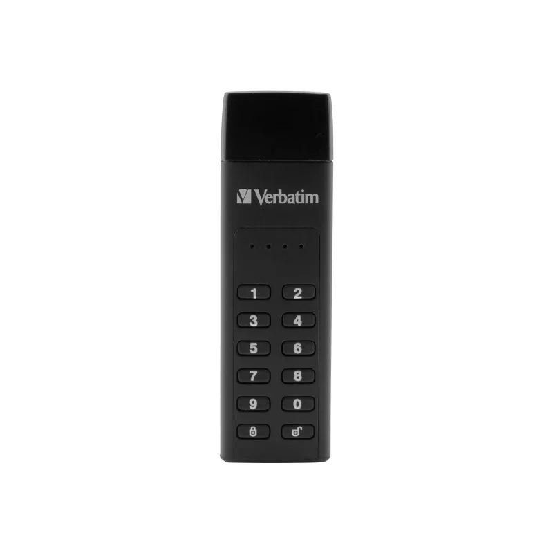 Verbatim Keypad Secure 32GB Pen Drive USB 3.2 Gen 1 com encriptação AES-256 por hardware - preto
