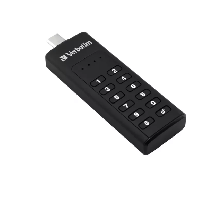 Verbatim Keypad Secure 32GB Pen Drive USB 3.2 Gen 1 com encriptação AES-256 por hardware - preto