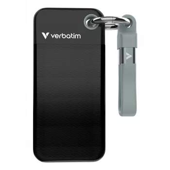 SSD Verbatim Pocket USB 3.2 256GB, preto/cinzento