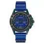 Versace V-Extreme Pro Relógio de quartzo suíço para homem VEZ701122 44mm mostrador preto bracelete de couro
